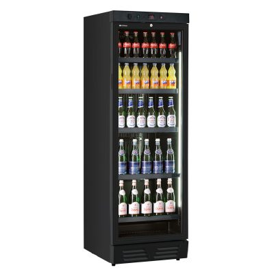 KLIMAITALIA hladilna vitrina ICOOL 402 G SZ BLK, energijski razred D, višina 186 cm, prostornina 360 l